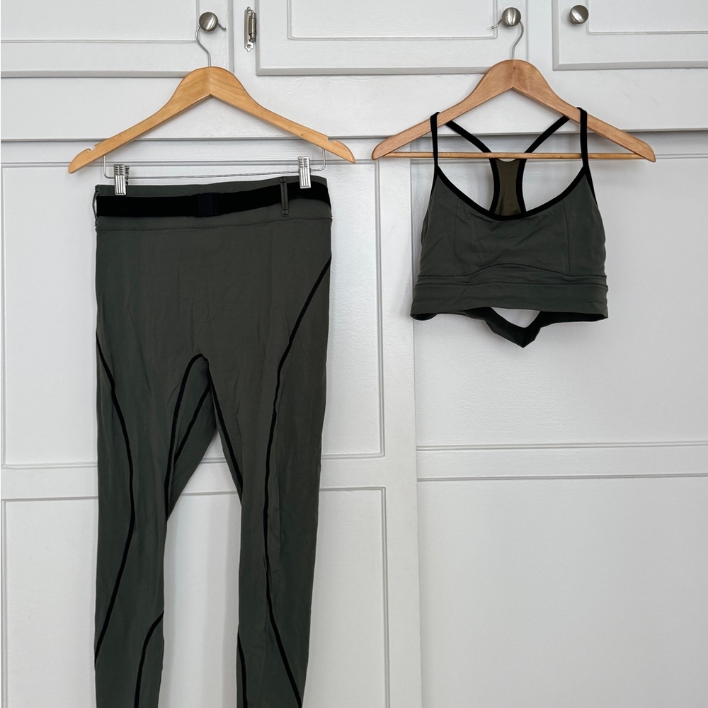 Bandier Leggings + Bra Set. Size M.
